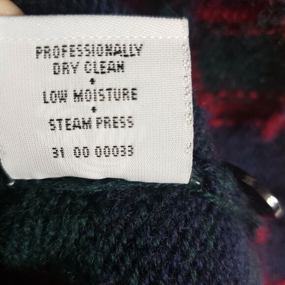 Pendleton Women's Sweater Petite Medium Cardigan Wool Button Front V-Neck Green - Picture 10 of 11